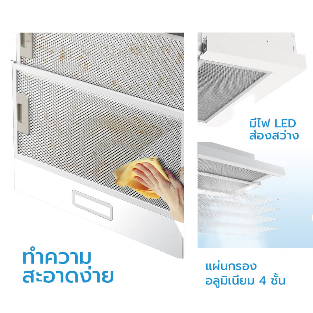 เครื่องดูดควันมาตรฐาน MIDEA รุ่น 60L03 ขนาด 60 ซม._4